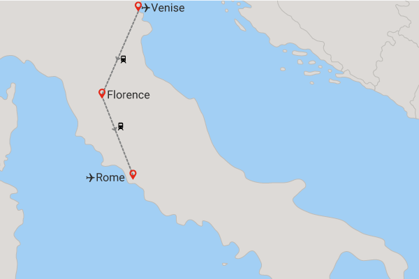 Circuit Venise, Florence et Rome en train *** - 13