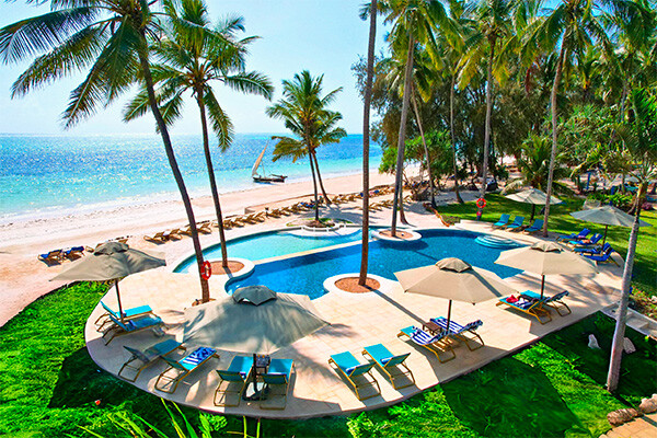 Hôtel Tanzanie à Zanzibar, hotel bluebay beach resort et spa